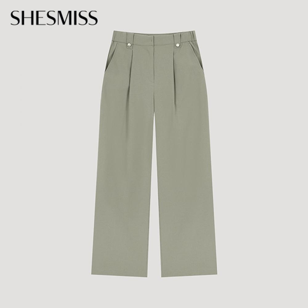 

She S miSS Metal Button Side Banding pantS SwwSlo21010 Kh Khaki/44