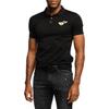 Emporio Armani Solid Color Short Sleeve Polo Shirt Men Tops Black 6H1FG3-1JTUZ-999