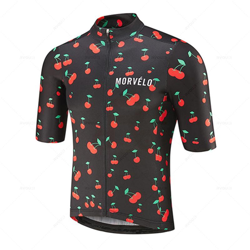 Morvelo-Radtrikot-Set für Herren, Anti-UV-MTB-Fahrradset, Fahrradanzug, Pro-Team-Rennuniform, Ciclismo-Kleidung, Sommer, 2024