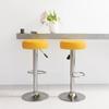 Day and Night - Day and Night Kitchen Stools 2 Units Mustard Yellow Fabric