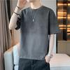 Men's Summer Short-sleeved T-shirt Round Neck Half-sleeved Bottoming Shirt Printed Plus Size Men's M-8XL