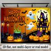Party Backdrop Halloween Flat Banners Celebrations Wedding Enthusiasts Photo Background Decor Front Door Decor