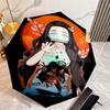 1PC Demon Slayer Automatic Umbrella - Suitable Travel Outdoor Portable Umbrella Birthday Gift Daily Essentials