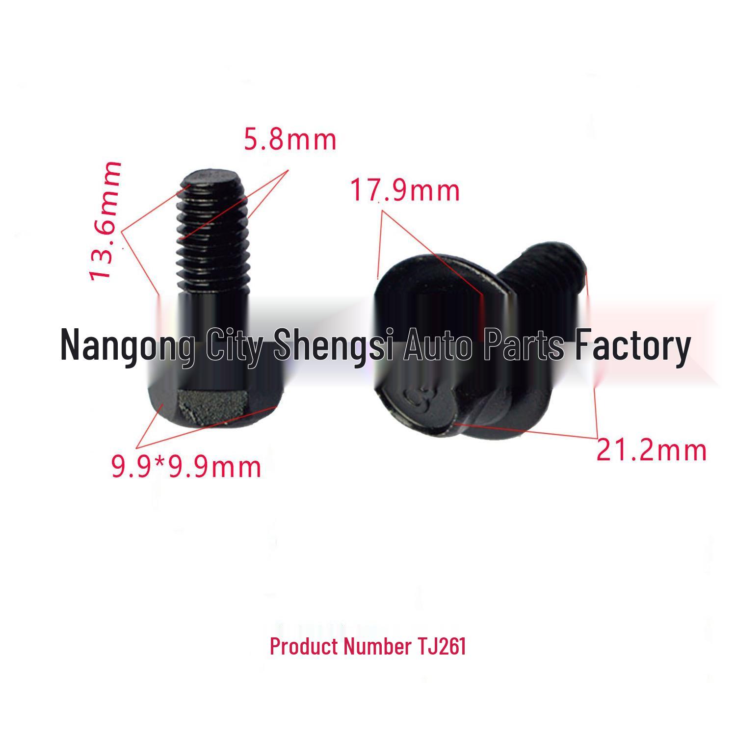 

Car Mudguard Fender with Mounting Screws and Clips for Easy Installation 10000