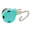 2pcs Pull Chain Switch 3 Speed Replacement Ceiling Fan Light Switch Cord for Wall Lamp
