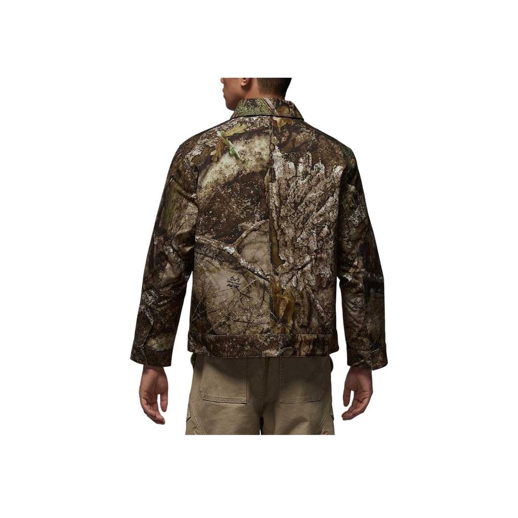 Jordan X Realtree Kollaboration Flight Chicago Branch Camouflage Bequem Ästhetisch Schlicht Einfarbig Baumwolljacke Herrenjacke HV0650222