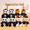 Graduation Panda Plush: Master's/Doctor's Cap Souvenir