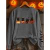 '' Halloween 3D Digital Print Casual Hoodie Women Animal Soft Cotton Blend Long Sleeve Regular Fit
