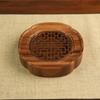Portable Bearing Wood Tea Tray Water Storage Teapot Drain Plate Dry Brewing Tea Table  Household