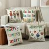 Christmas Pillow Covers: Nutcracker, fa la la & Merry Designs Sofa room cushion cover home decoration new year gift