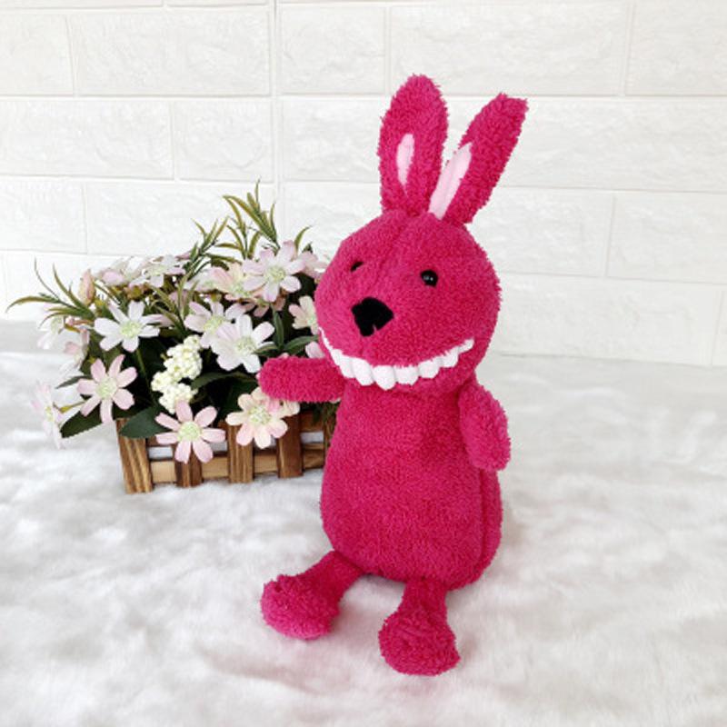 The same smiling big tooth doll, creative plush toy with hand gift, grab machine doll, throw cloth doll