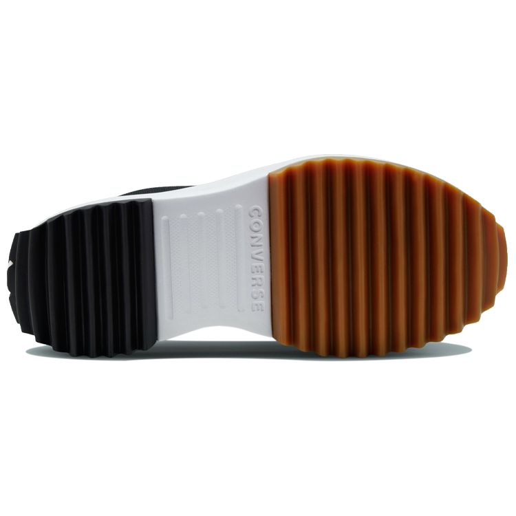Converse Run Star Hike Low Black Gum Unisex Sneakers White 168816C