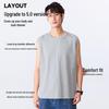 MINISO Men's Pure Cotton Sleeveless Tank Top