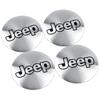 4 Pieces 56MM Car Hub Caps Tire Center Badge Covers for Jeep Wrangler JK Compass Grand Cherokee Gladiat Renegade JPB AMV1