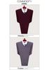 Men's V-Neck Winter Knit Sweater - Middle-Aged Thick & Warm Pullover