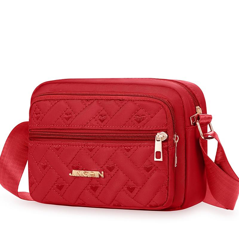 Unisex Messenger Bag - Lightweight Crossbody Bag with Zipper Closure, Minimalist Everyday Purse for Men & Women
