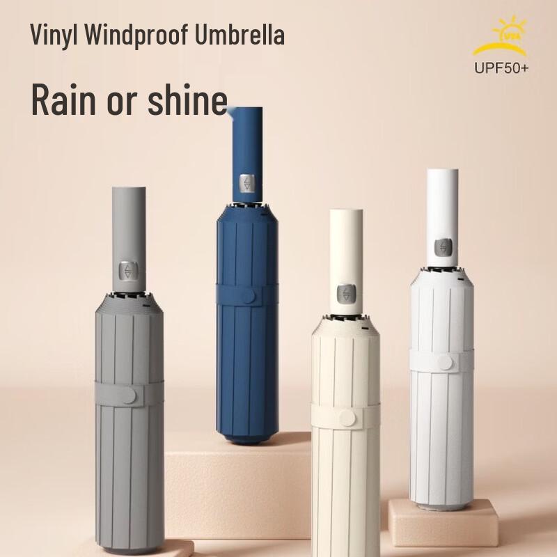 Автоматический зонт от солнца/дождя Baodini с 72 спицами 58.5cm 12-Rib 3-Fold Automatic