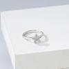 S925 Sterling Silver Floral Diamond-Set Ring: Women's Japanese & Korean Style, Fresh Three-Dimensional Flower Design for Students.