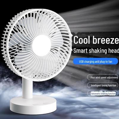 Cassidoff USB Rechargeable Electric Desk Fan – Portable for Office, Dorm, and Home
