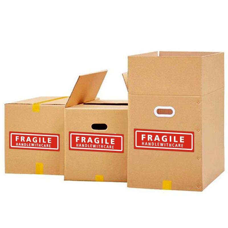 500 Pieces/roll, 1x3 Inches, Fragile Stickers, Handle Caution Warning Stickers, Packaging and Transportation, Adhesive Stickers, Transportation Labels