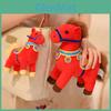 Year Of The Horse Plush Toy With Soft Short Pile For Lunar New Year Gift And Decor