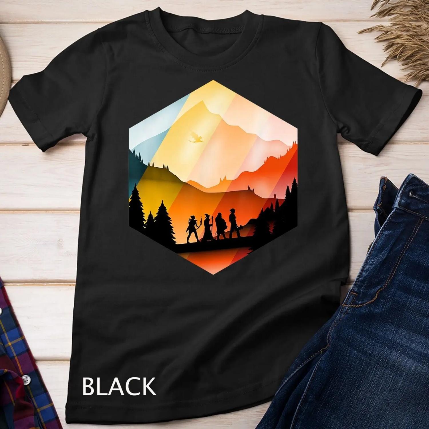 

Dragons T Shirt D 20 Dragon Lover Vintage S чёрный