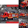 Fire Truck Toy With Water Spray And Inertia Drive For Kids Educational Play