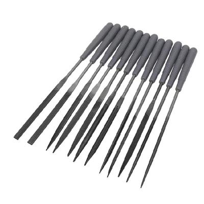 12-teiliges Diamant-Nadelfeilen-Set Mini-Feilen Schmuck-Handfeilen-Werkzeugsatz Metall Glas