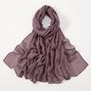 New Muslim Modal Hijab Rayon Cotton Shawls For Women Plain Scarf Big Size Headscarf Wraps Islamic Turban Headband 170*75cm