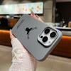 For iPhone 16 Pro Max 15 Pro 14 13 12 11 Case Deer Pattern Solid Color TPU Leather Texture Soft Matte Shockproof Phone Cover