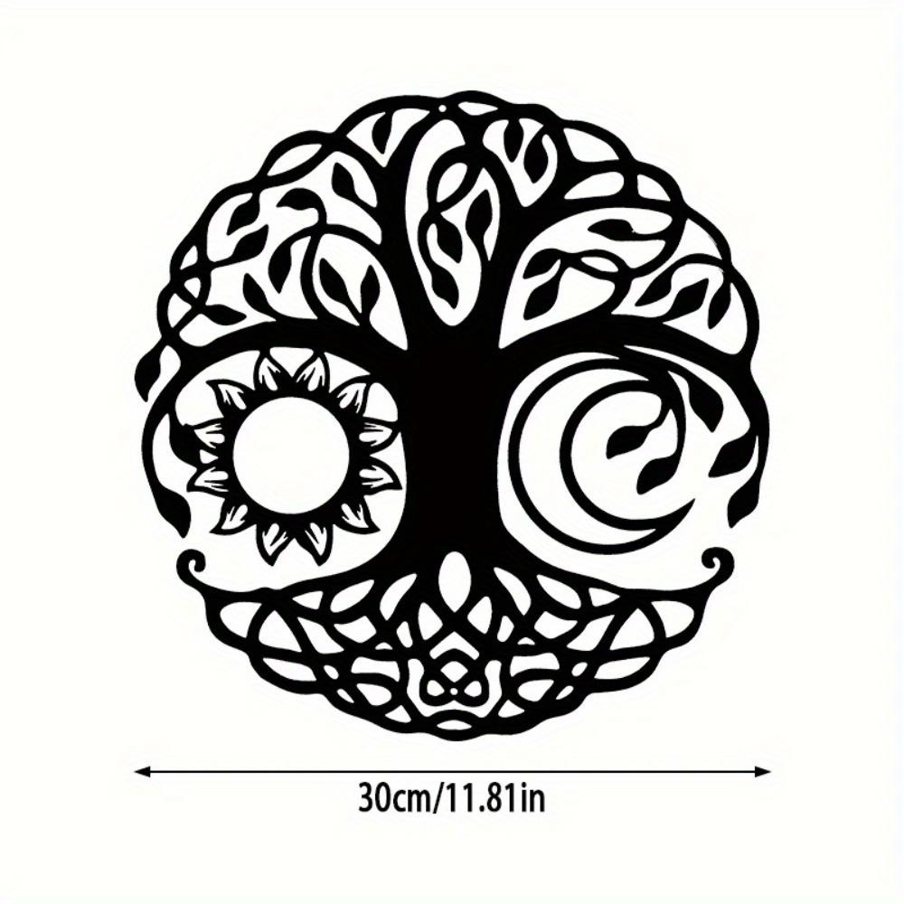 Metal Tree of Life Wall Art Garden Sculpture Outdoor Home Decor Living Room