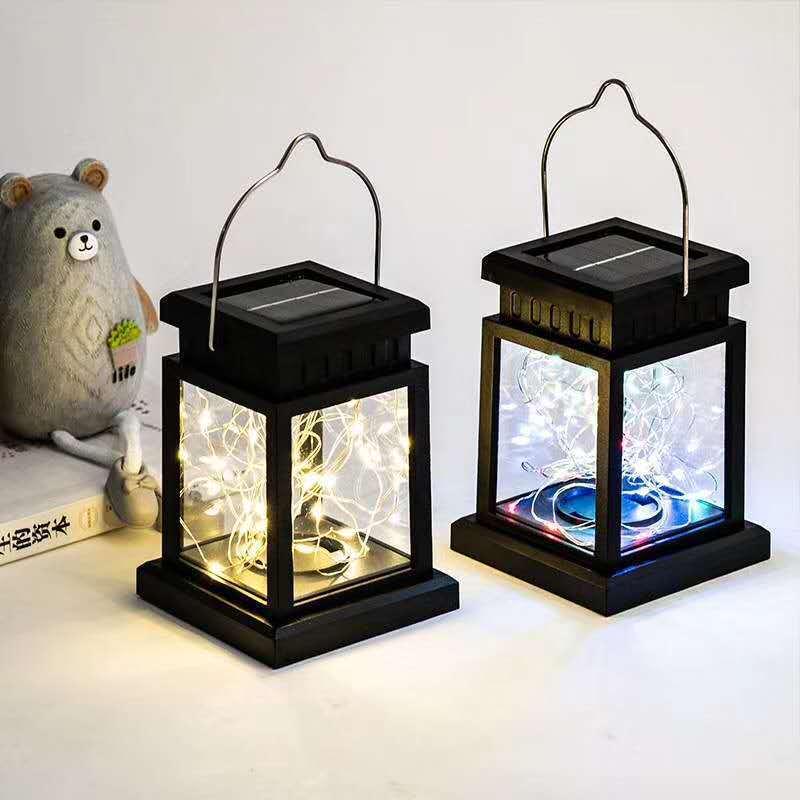 Solar Vintage Palace Lantern String Lights