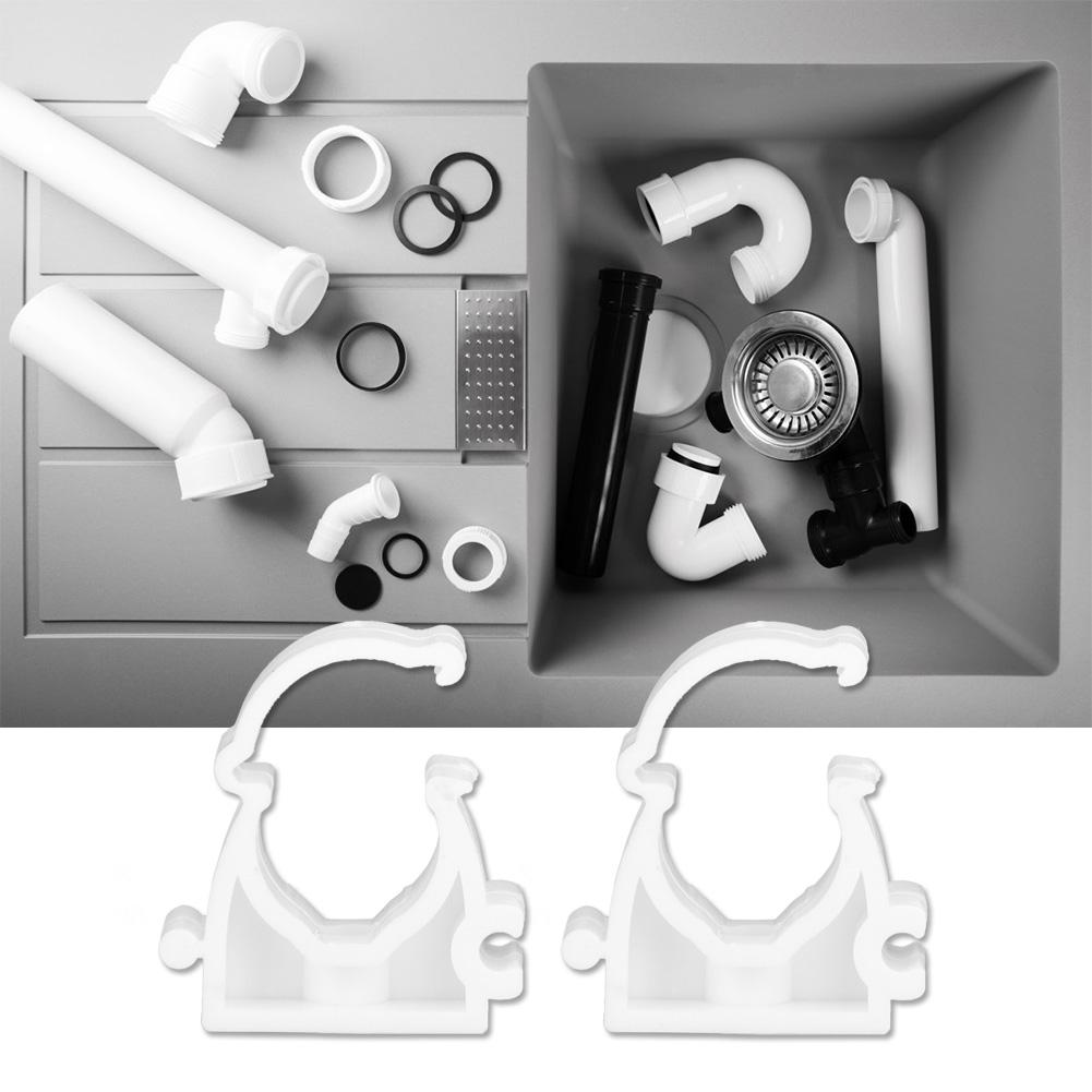 20pcs 16202532mm PPR Water Pipe Clamp Gas Pipe Fixed Buckle with Screws (16mm)