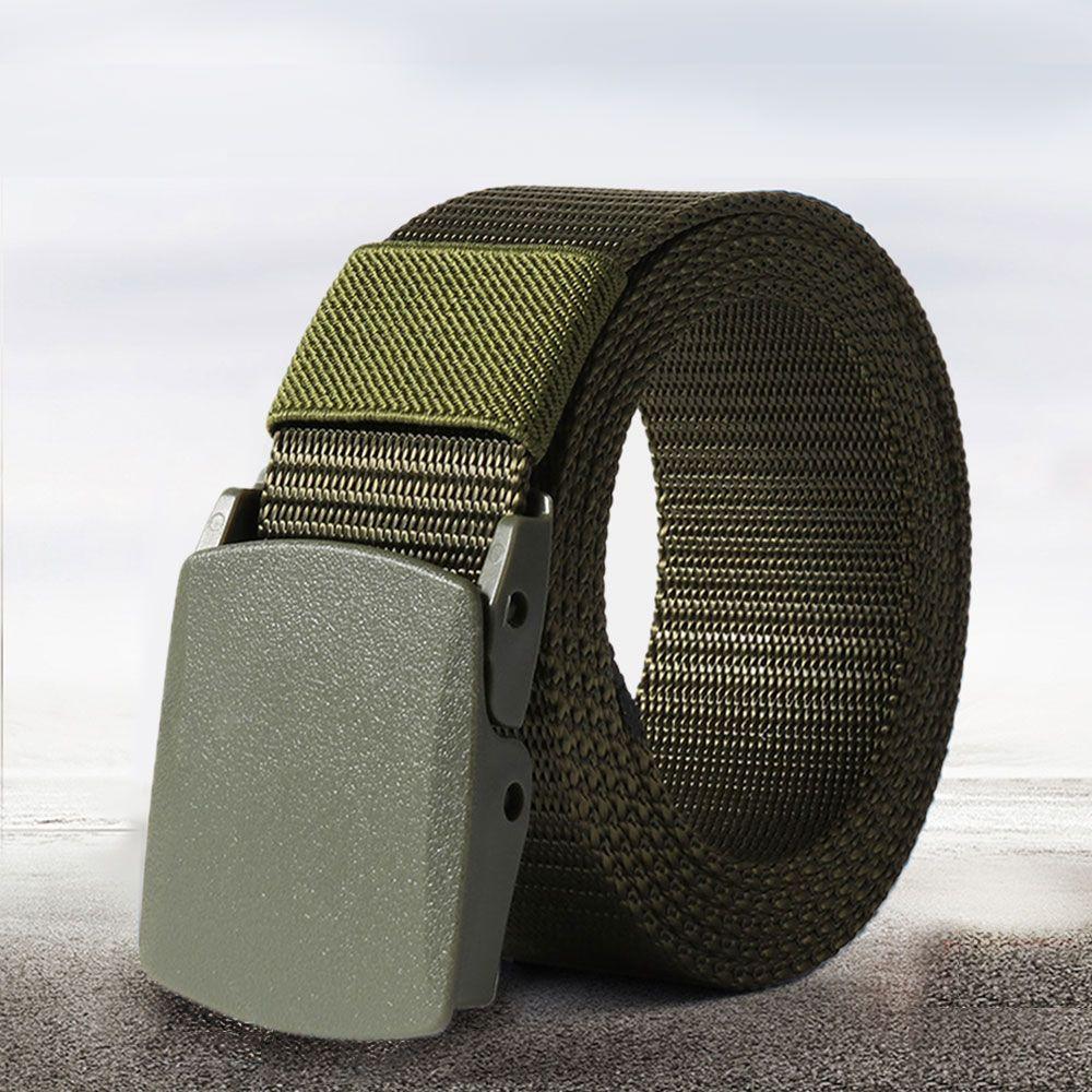 Outdoor Sports Metal-free Security Check Lengthen Nylon Waist Belt Waistband for Fat Man Web Belt