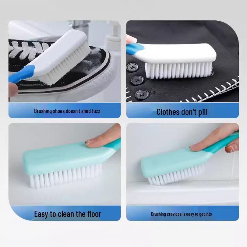 Perie de pantofi cu peri moi din silicon: Mâner Lung Antiderapant, Curățare Sigură, Ajunge în Toate Colțurile, Perie Nano Multifuncțională