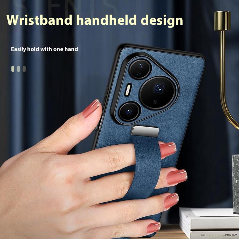 SULADA Fashion Series for Huawei Pura 80 Ultra Case Wristband Kickstand Leather Back Phone Cover