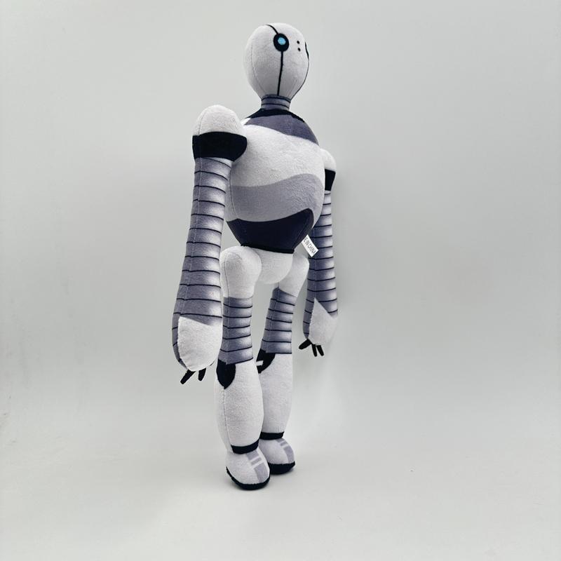 New 13.78" The Wild Robot Plush Toy Roz Plushies Soft Stuffed Robot Pillow Dolls Home Decor For Fans Kids Christmas Gifts