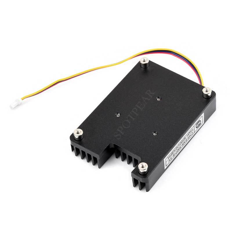 Adjustable Speed Cooling Fan and Radiator Heat Sink for Raspberry Pi CM5 (5V 3007)