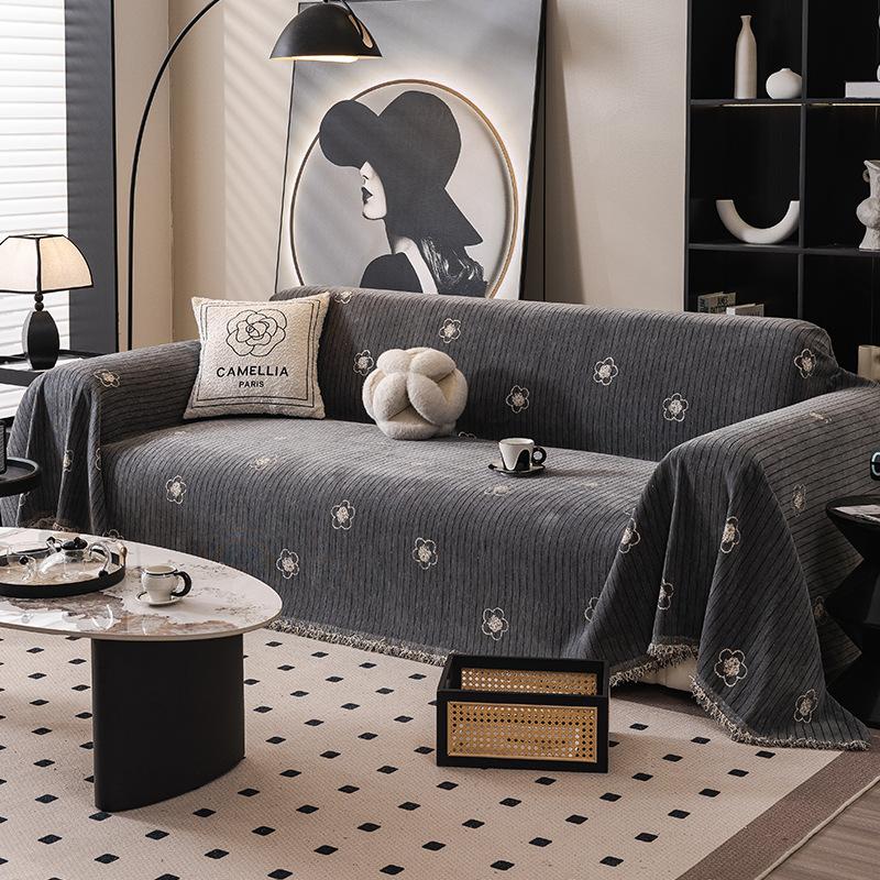 

Retro Style Sofa Cover New Sofa Cushion Full Cover Four Seasons Universal Light Luxury High-End Sofa Towel 180*130cm