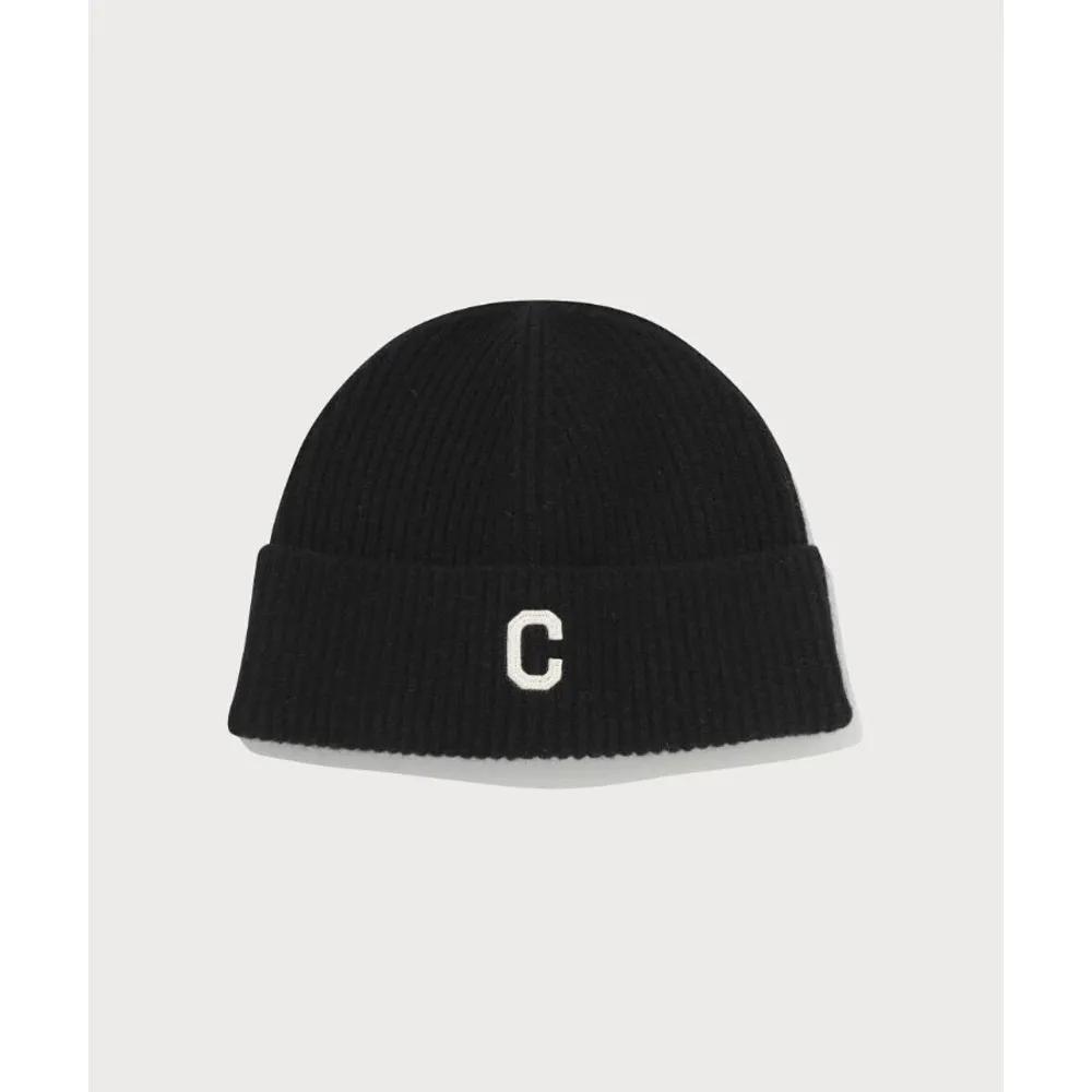 C Felt Applique Beanie B1 CO2504CA09 BK GR BE SG 3.CO2504CA09 BE/F