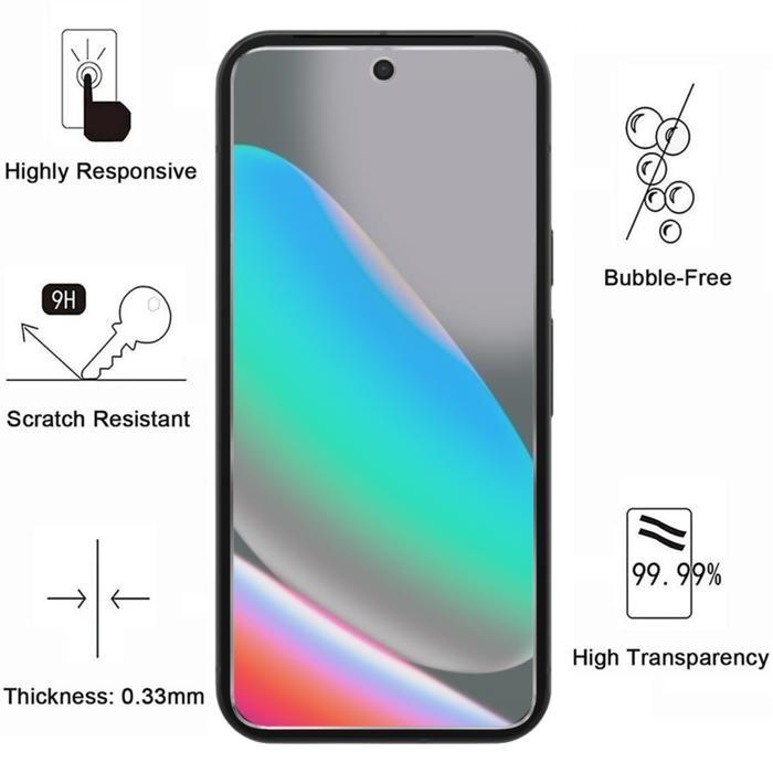 Verre Trempé pour Google Pixel 10 et Protection Caméra [Pack 2] Film Vitre Protection Phonillico®