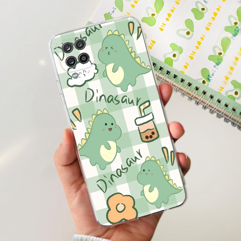 Für Samsung Galaxy A22 Hülle A22 A42 5G Niedliche Bemalte Abdeckung Klare Silikon-Handyhülle Für Samsung A22 A 22 Galaxy A42 5G Weiche Taschen