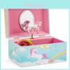 Hot Selling Unicorn Kids Music Box Jewelry Storage Case European Style Cartoon Pattern