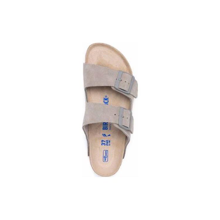 Birkenstock Casual Comfortable Breathable Slide Sandals Unisex Sandals Gray 1020557