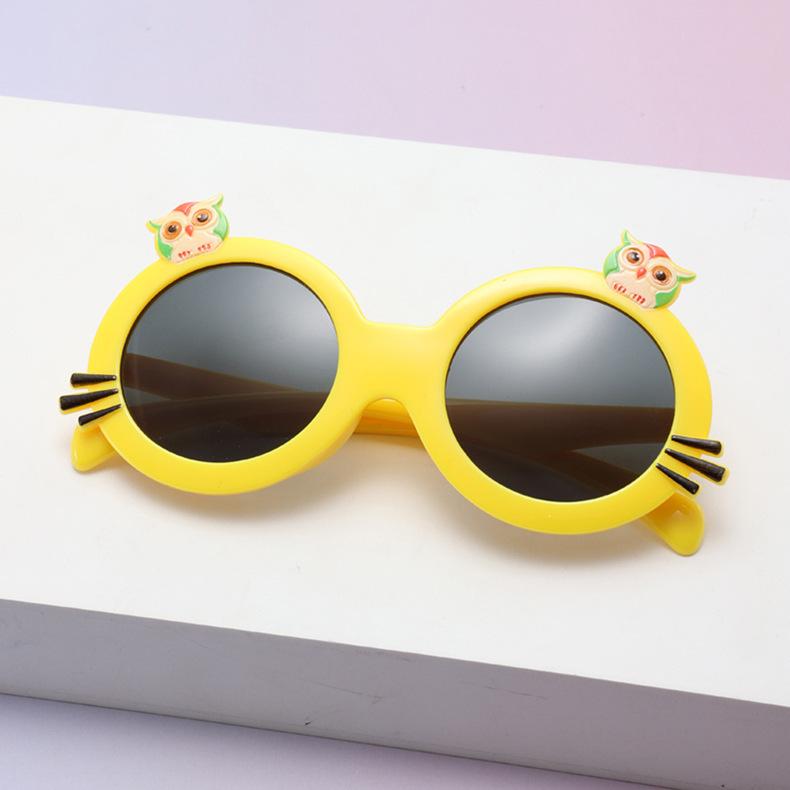 Children'S Uv-Proof Fashion Sunglasses Boys And Girls Cute Cartoon Children Non-Slip Sunglasses Baby Glasses Tide