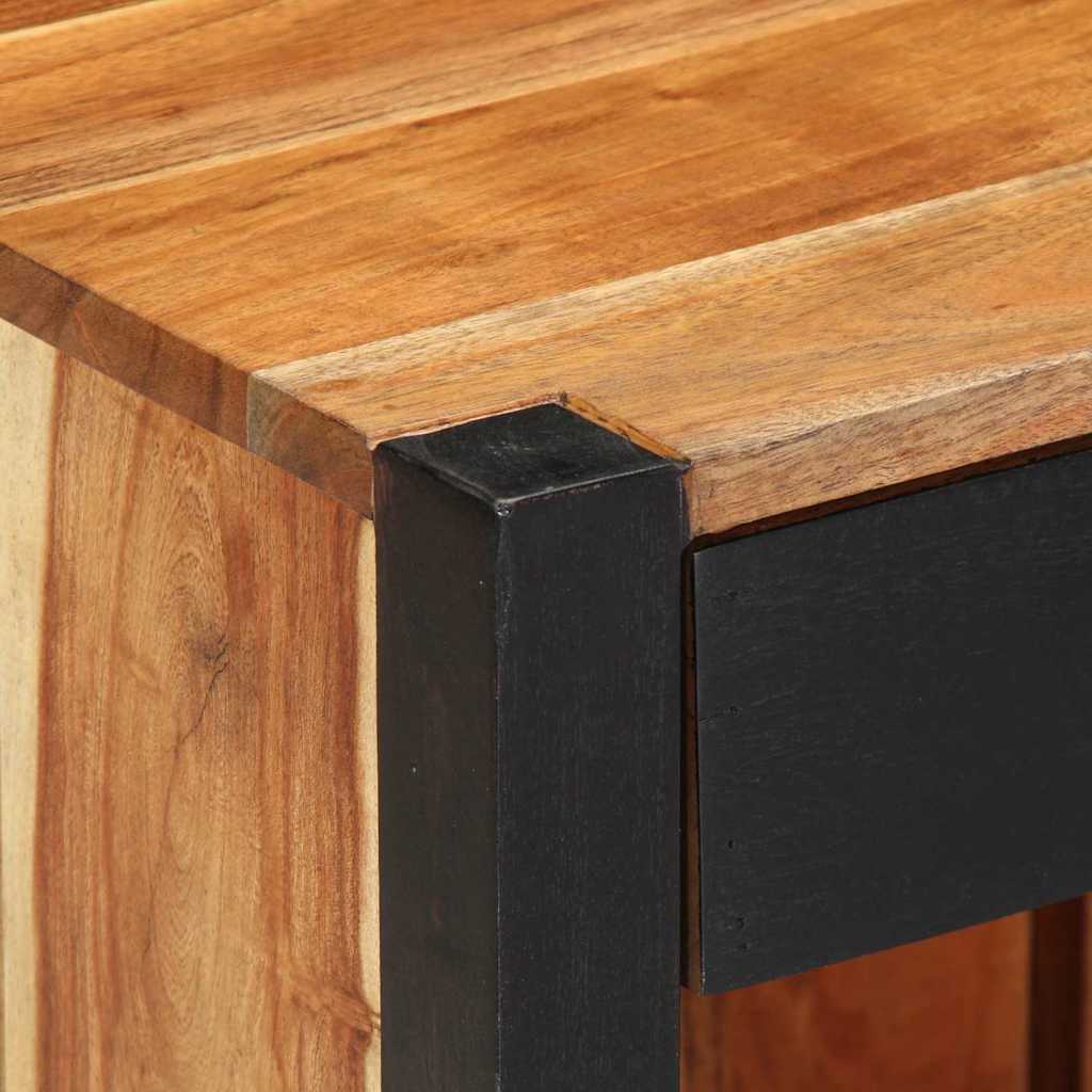Nightstand Brown 40 x 35 x 50 cm Solid Acacia Wood