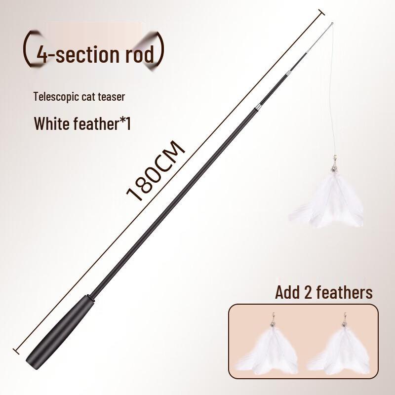 Miaolisi Fishing Rod Cat Teaser Toy