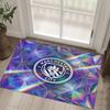 Manchester City Design Crystal Velvet Carpet Cozy Non?Slip Printed Rug For Bedroom Living Room Entrance