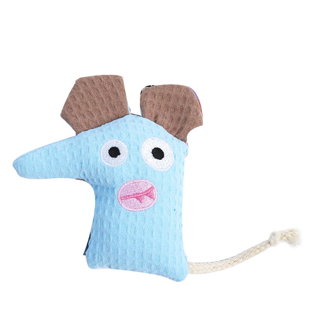 Spielzeug mit Katzenminze, Kau- und Zahnreinigungsspielzeug, Selbstbeschäftigung und Entspannung, Tierförmige Spielpuppen