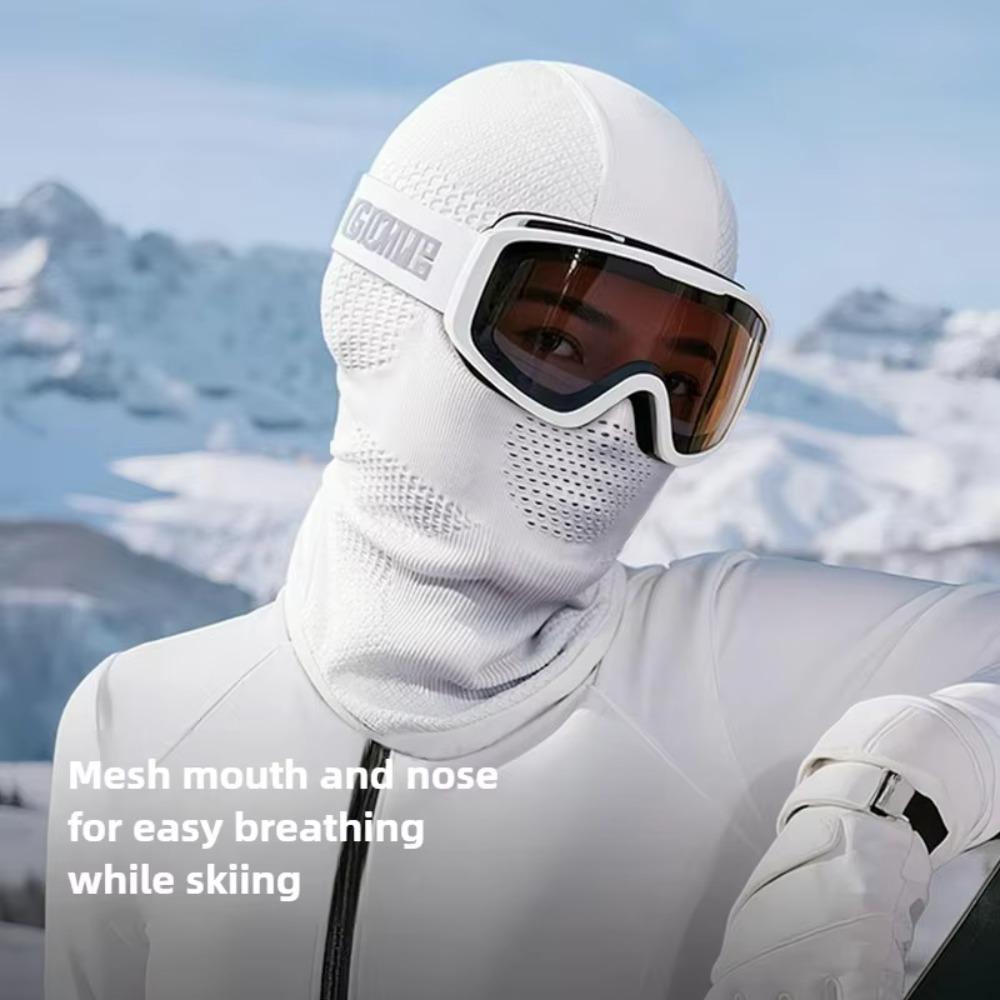 Windproof Balaclava Full Face Mask Quick-Drying Head Neck Cover Trendy Helmet Liner Cap  Winter